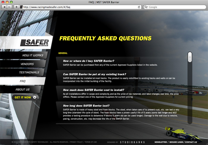 The Safer Barrier - project screenshot
